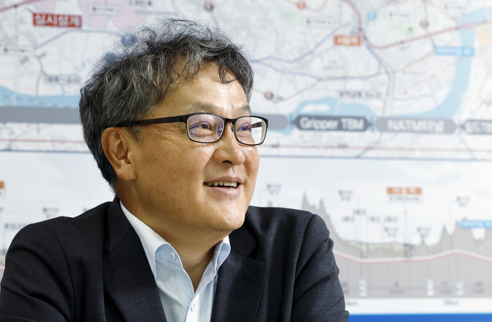 지난 2021년 SG레일의 3대 대표이사로 취임한 정경훈 대표이사는 수도권 광역급행철도(GTX)-A 사업을 단계별 개통 계획에 맞게 추진해나가겠다고 밝혔다.  사진=안윤수 기자