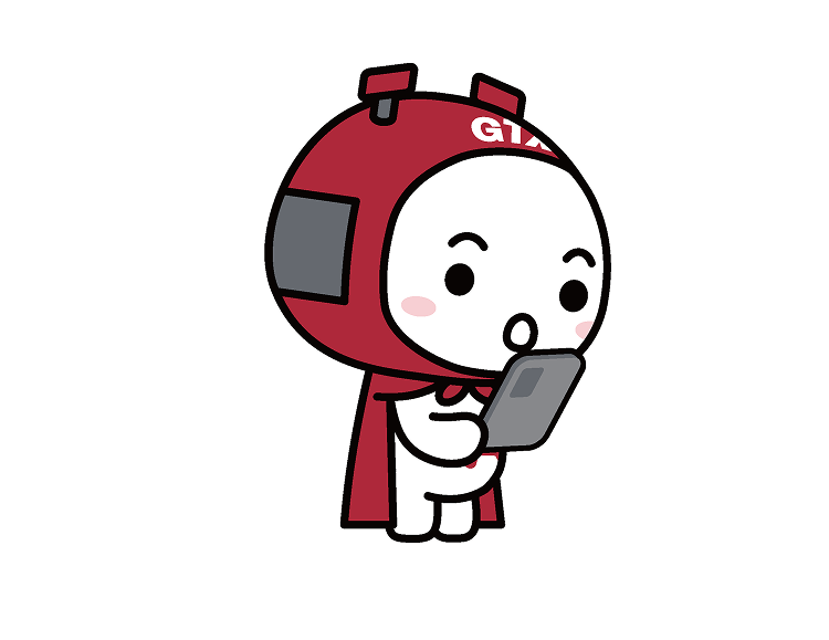 지티 캐릭터가 핸드폰 사용에 대해 안내하는 모습