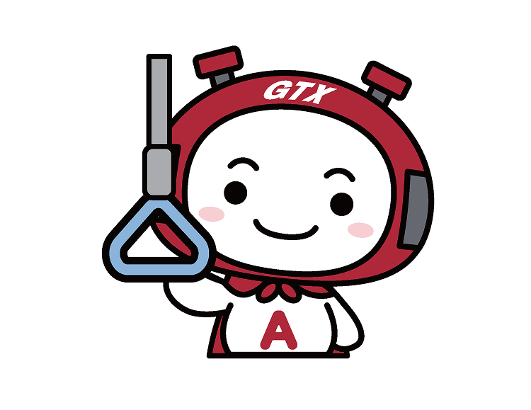 지티 캐릭터가 손잡이 잡기를 안내하는 모습