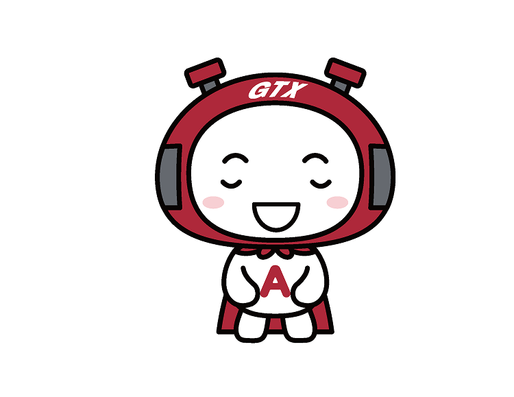 지티 캐릭터가 인사하는 모습