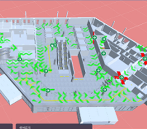 승객대피. 역사/선로대피 상황인지형 대피안내 시스템